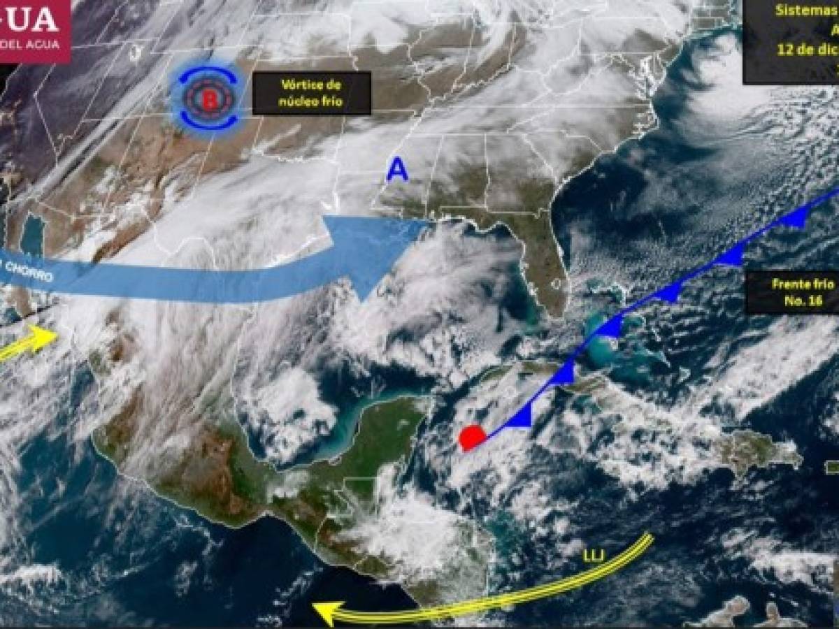 Triángulo Norte de Centroamérica en alerta por frente frío