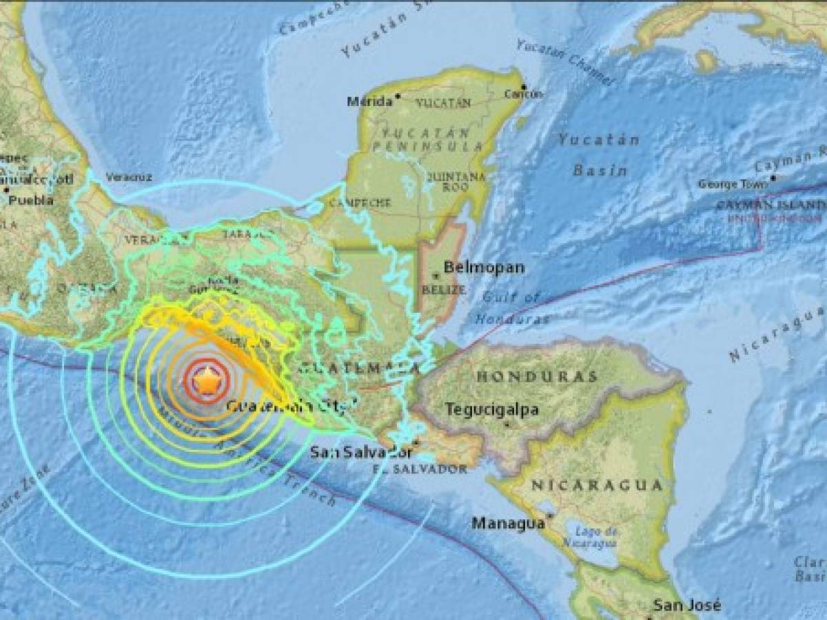 Sismo de 8 grados sacude al sur de México, Guatemala y El Salvador