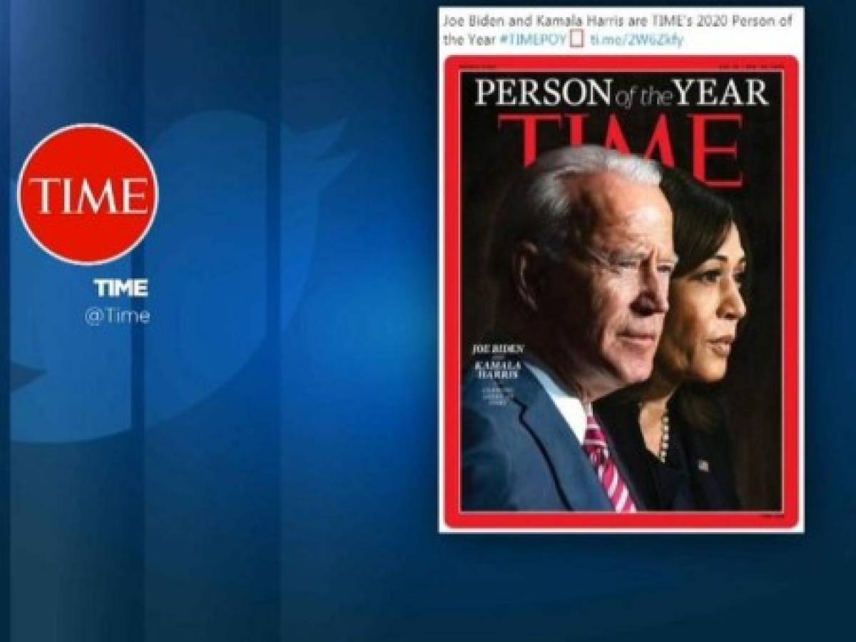 Joe Biden y Kamala Harris designados ‘Personalidades del Año’ por la revista Time