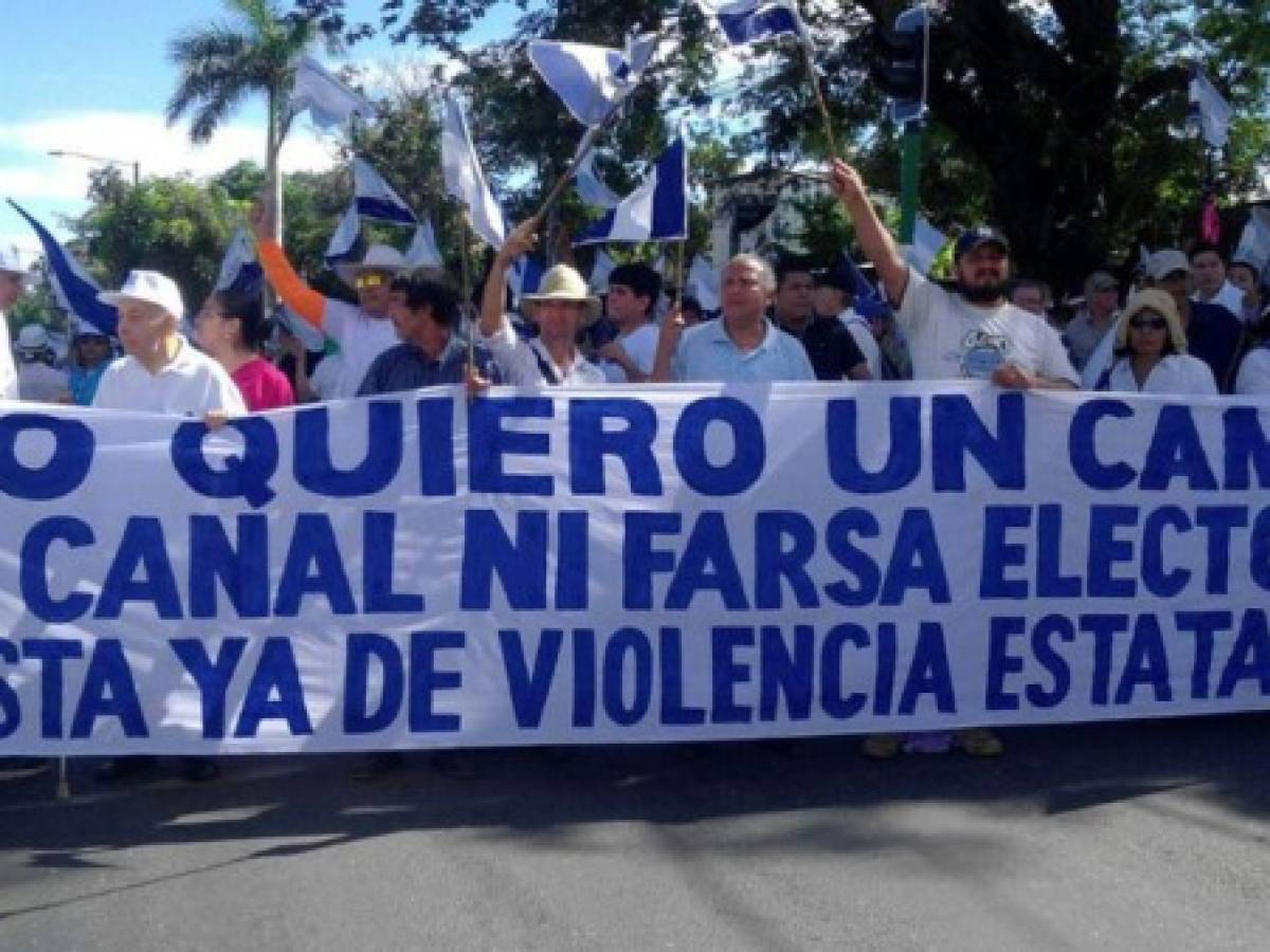 Nicaragua: Ciudadanos desafían represión y marchan contra farsa electoral