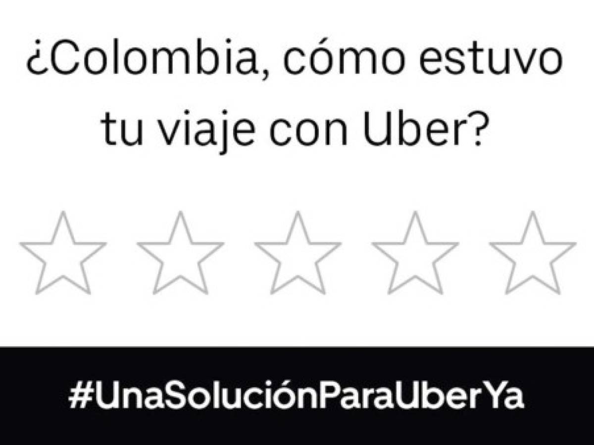 Uber sale de Colombia