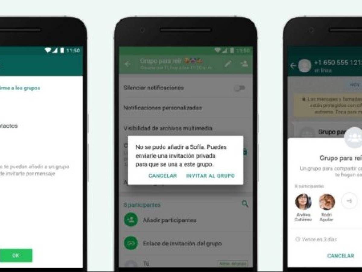 WhatsApp prueba una lista negra en privacidad de los Grupos