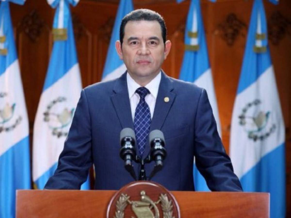 Congreso de EE.UU. señala a Jimmy Morales de frenar la lucha contra la corrupción