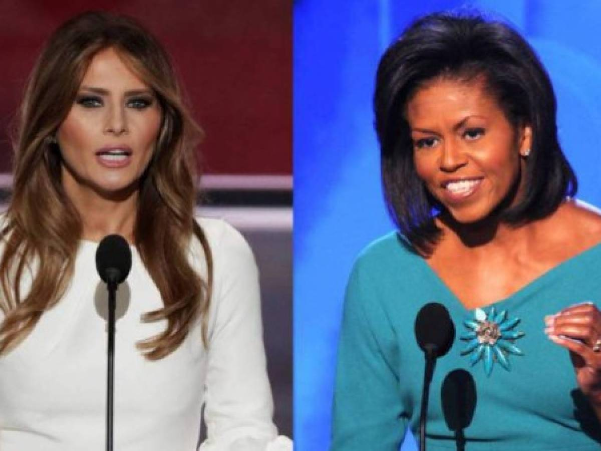 Melania Trump plagia parte de un discurso de Michelle Obama de 2008