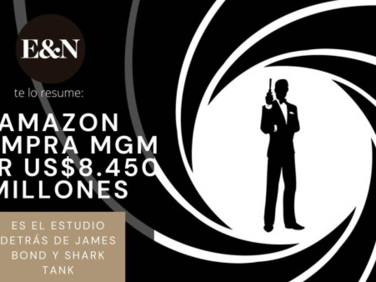 Amazon comprará los estudios MGM por US$8.450 millones