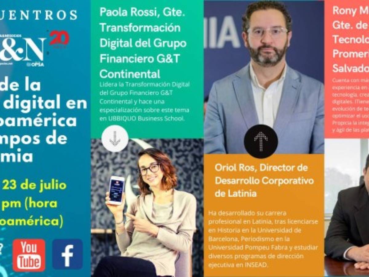 Mañana en Encuentros EyN: Los retos de la banca digital en Centroamérica