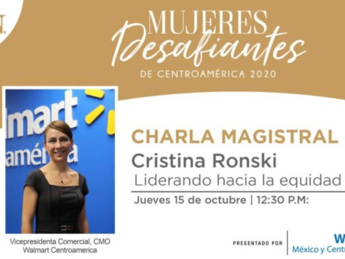 Charla Magistral: Liderando hacia la equidad con Cristina Ronski
