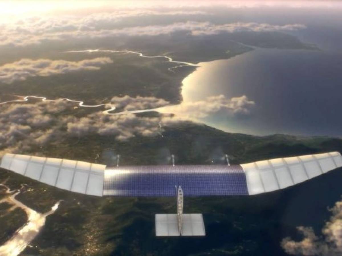 Aquila, el drone de Facebook para llevar Internet a zonas remotas