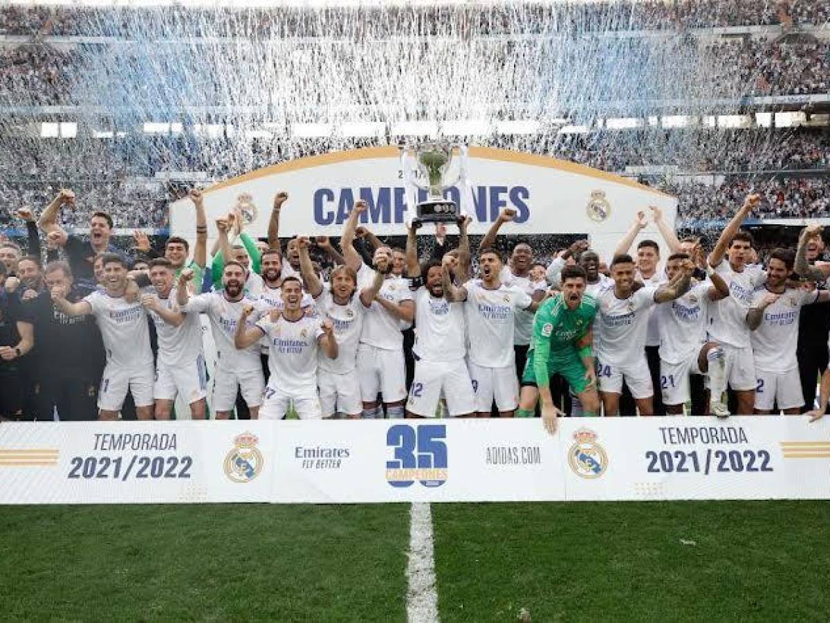 Real Madrid ¡campeón de LaLiga!