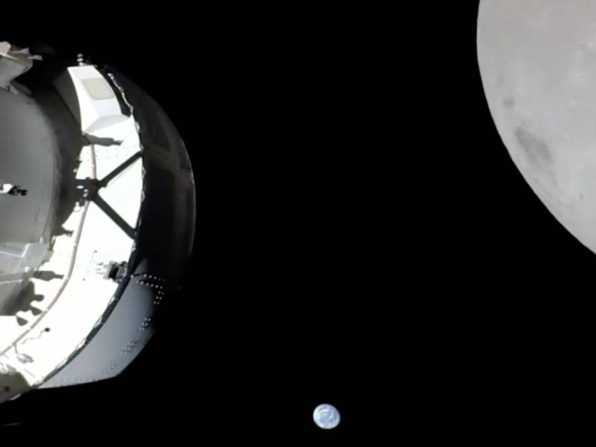 Nave espacial Orion de la NASA entra en la órbita lunar