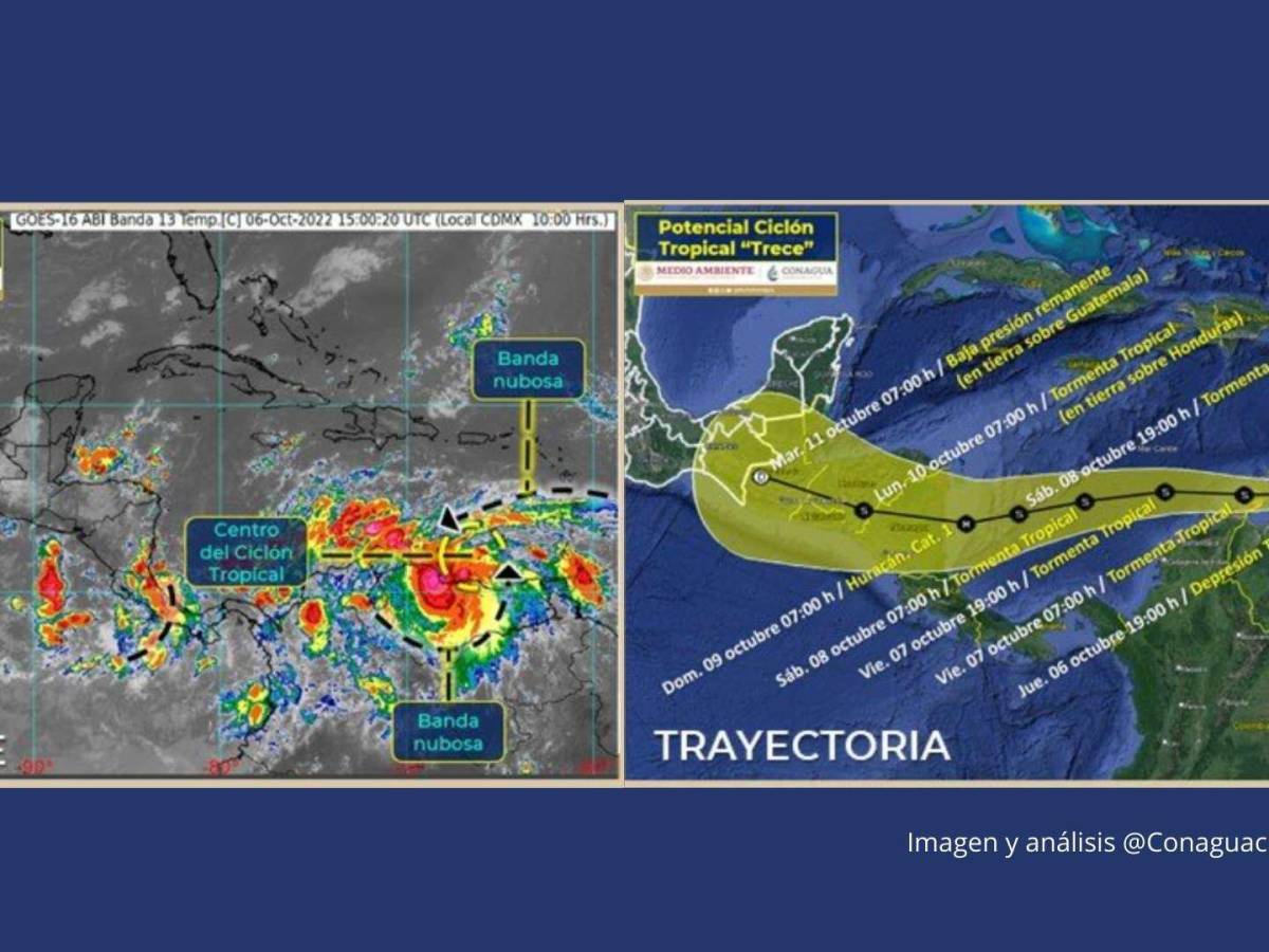 Centroamérica en alerta por acercamiento de perturbación tropical con potencial ciclónico