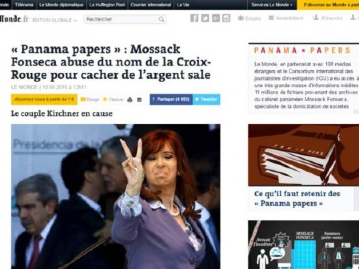 Argentina: CFK habría usado cuentas de Cruz Roja para lavar dinero