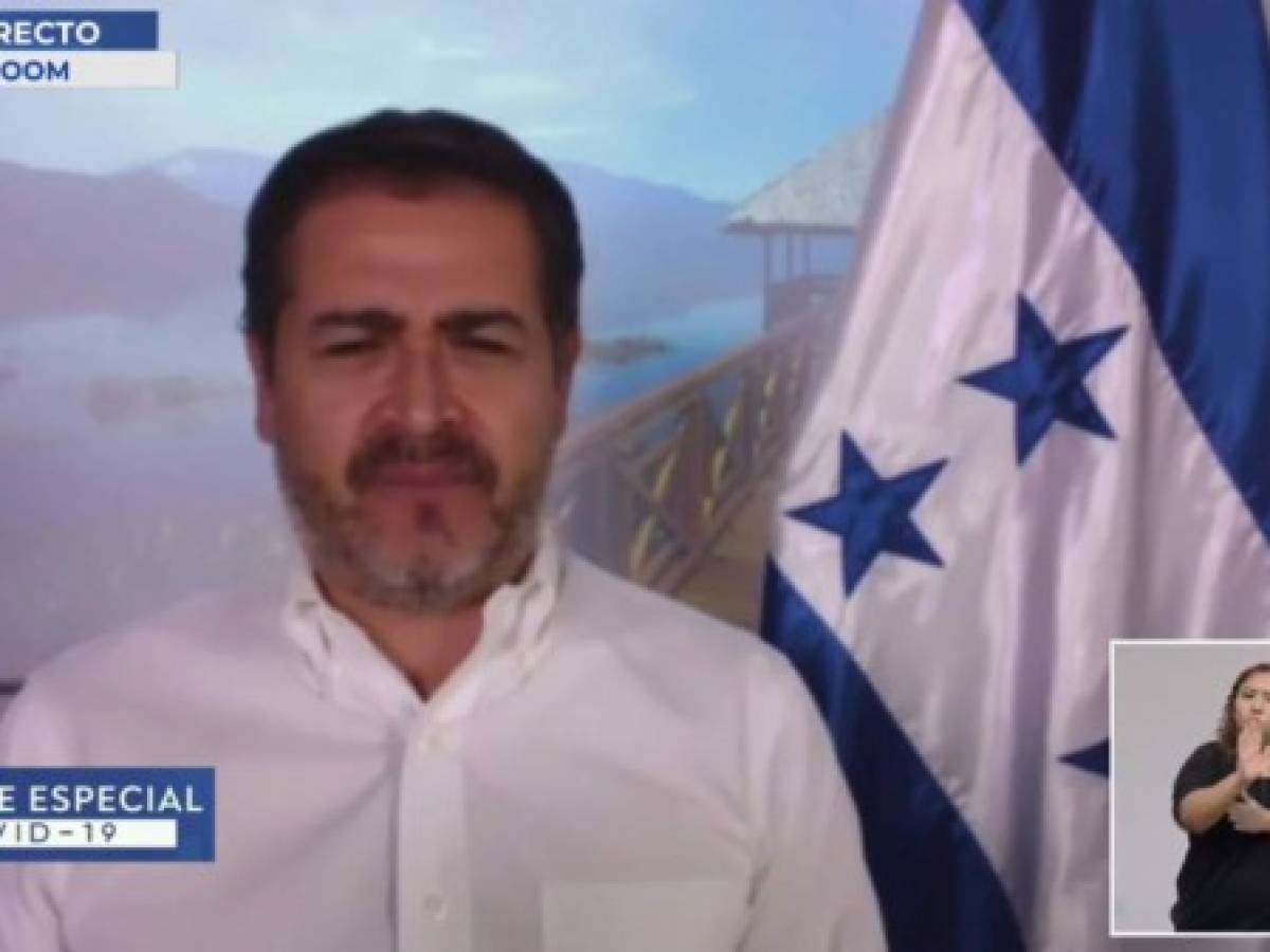 Presidente de Honduras confirma que es positivo de covid-19