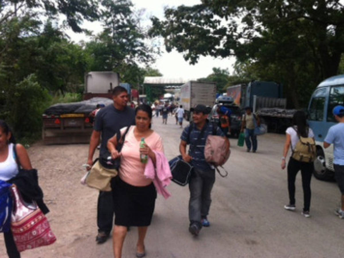 Protesta provoca cierre de frontera Costa Rica-Nicaragua
