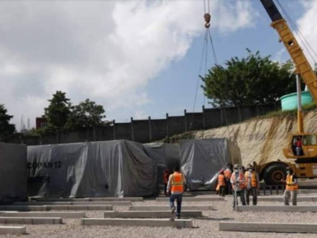 Honduras: En febrero estarán al 100% los siete hospitales móviles para covid-19