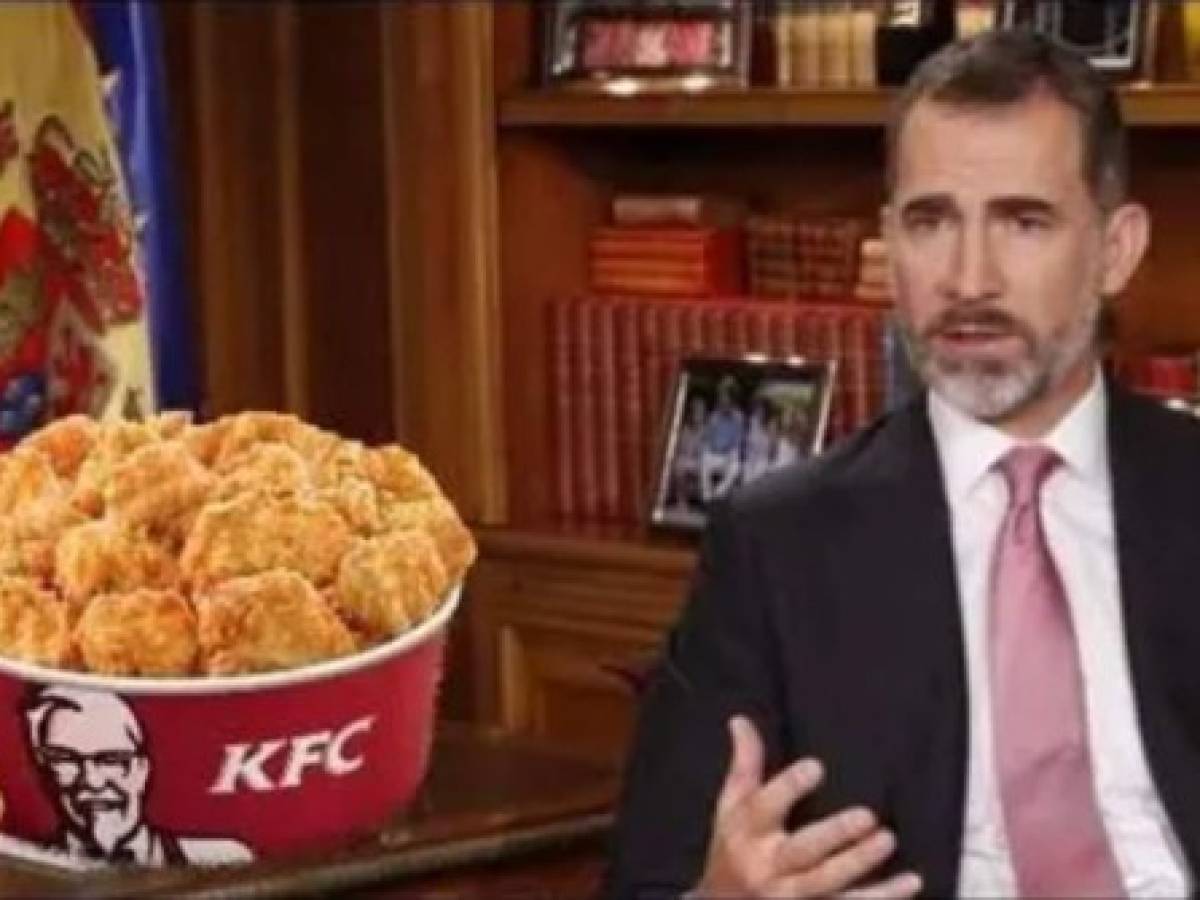 Marketing: KFC premiará a quienes sigan discurso del Rey Felipe, con esta condición