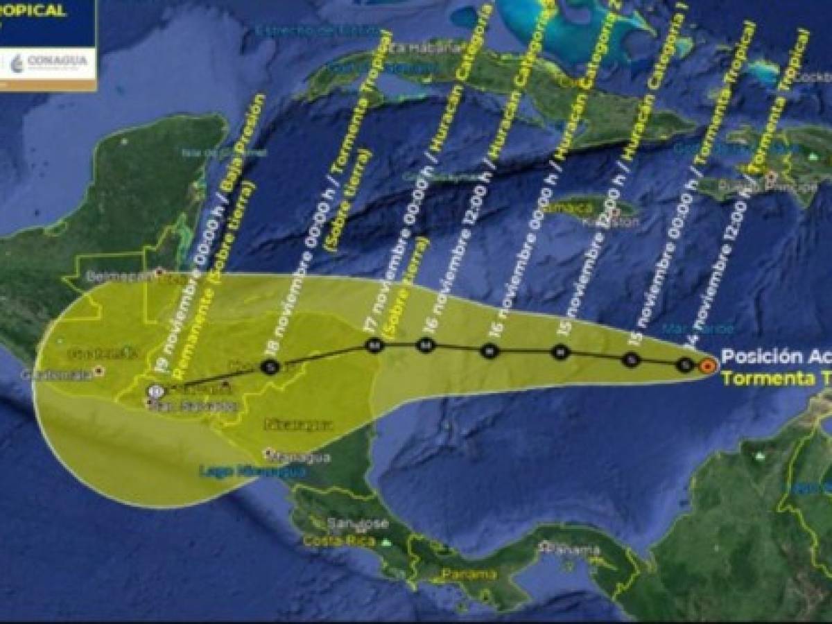 Centroamérica se prepara para la arremetida de un nuevo huracán