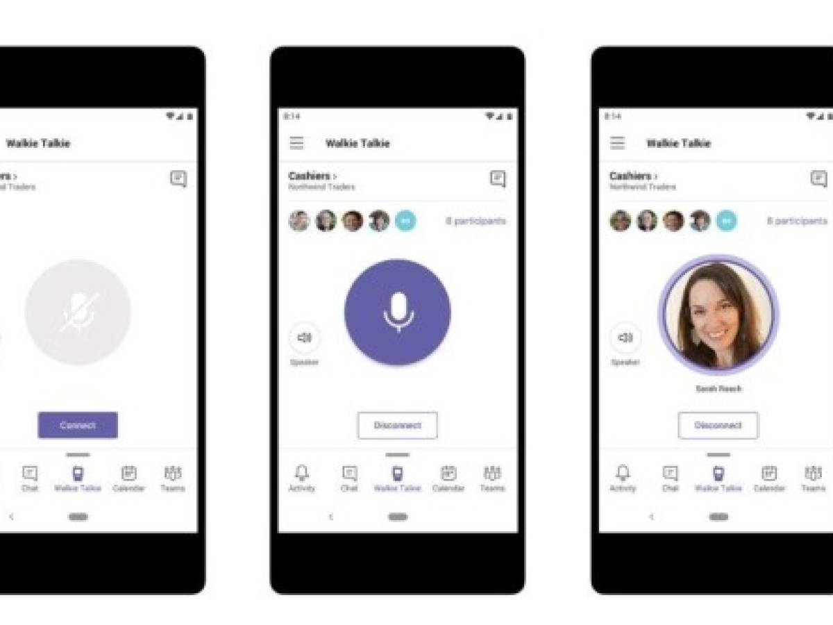 Desarrollan función de Walkie Talkie para Microsoft Teams