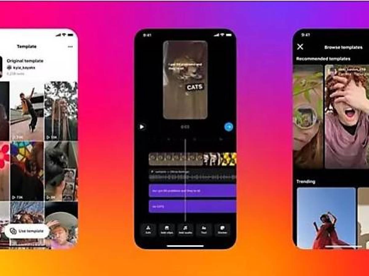 Instagram actualiza el explorador de plantillas de Reels