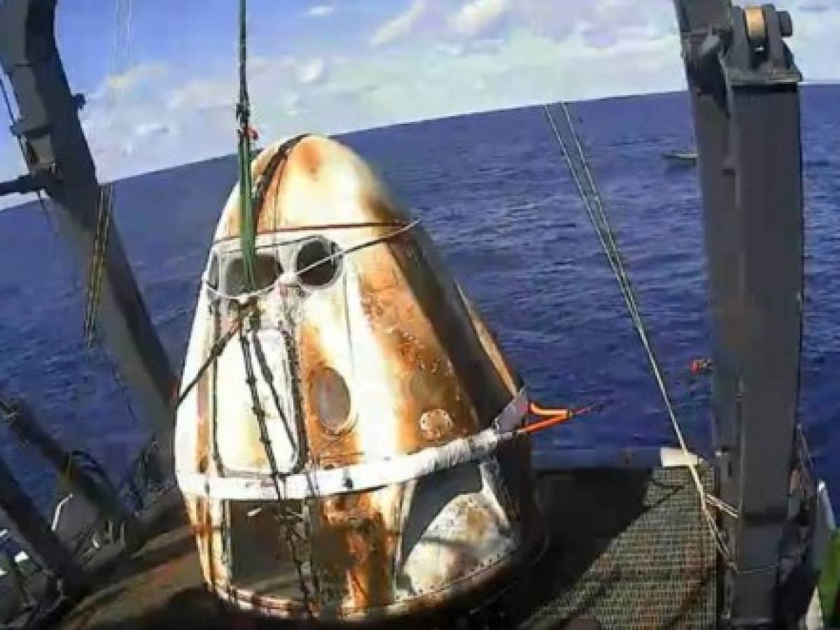 Misión cumplida para SpaceX: Cápsula Dragon regresa a la Tierra