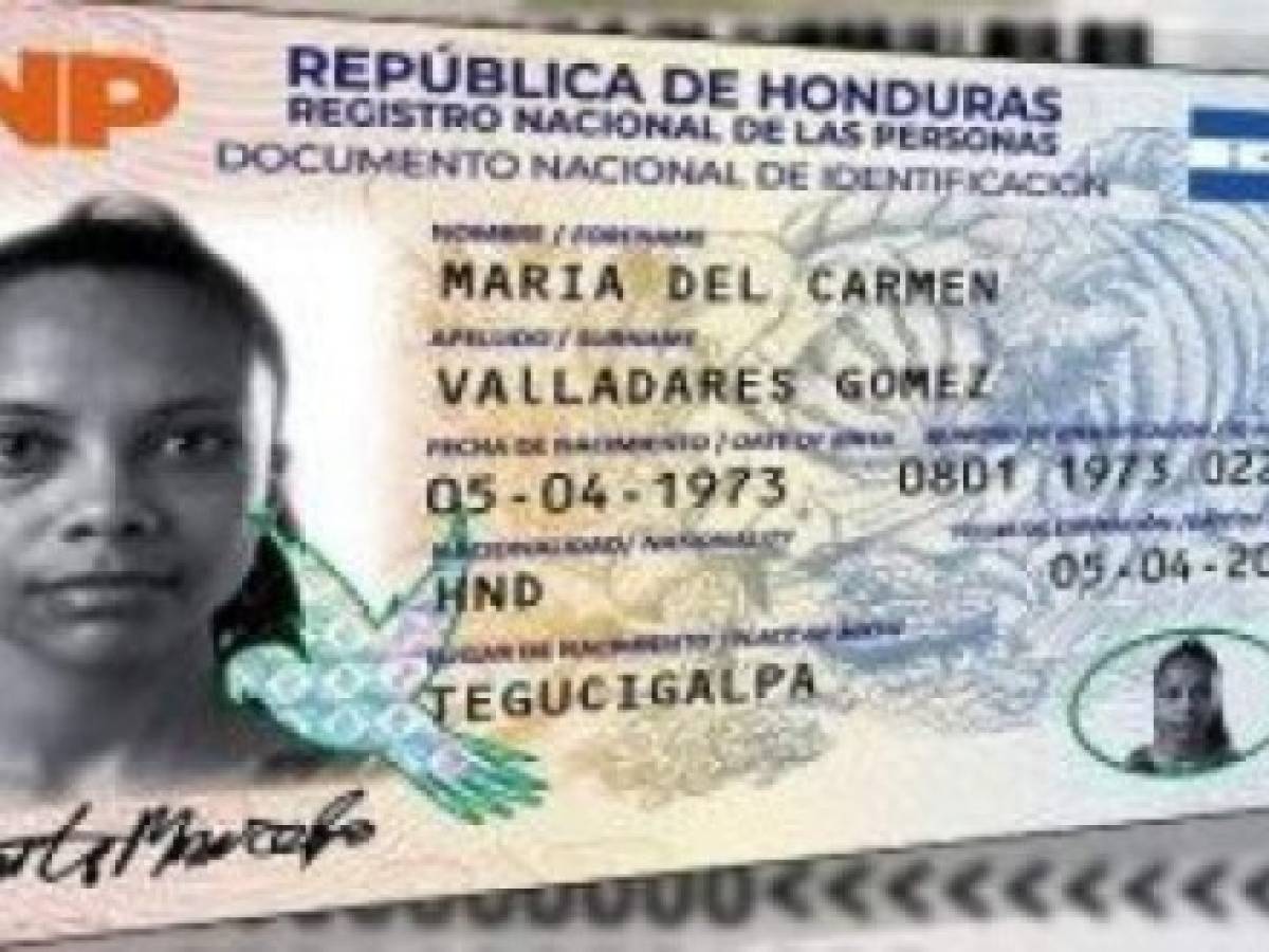Honduras digitaliza los documentos de identidad de sus ciudadanos