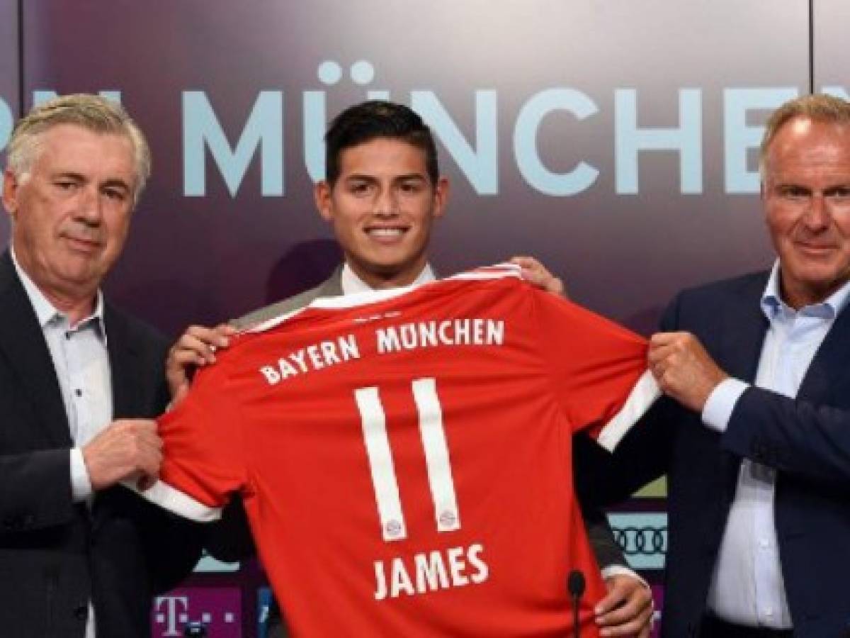 James Rodríguez suma US$157,8 millones en cinco fichajes a lo largo de su carrera