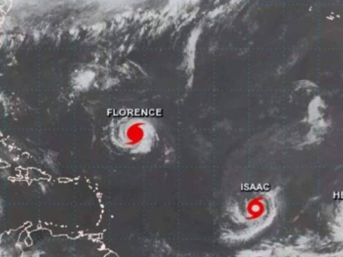 Los huracenes Florence, Isaac y Helene acechan el Atlántico