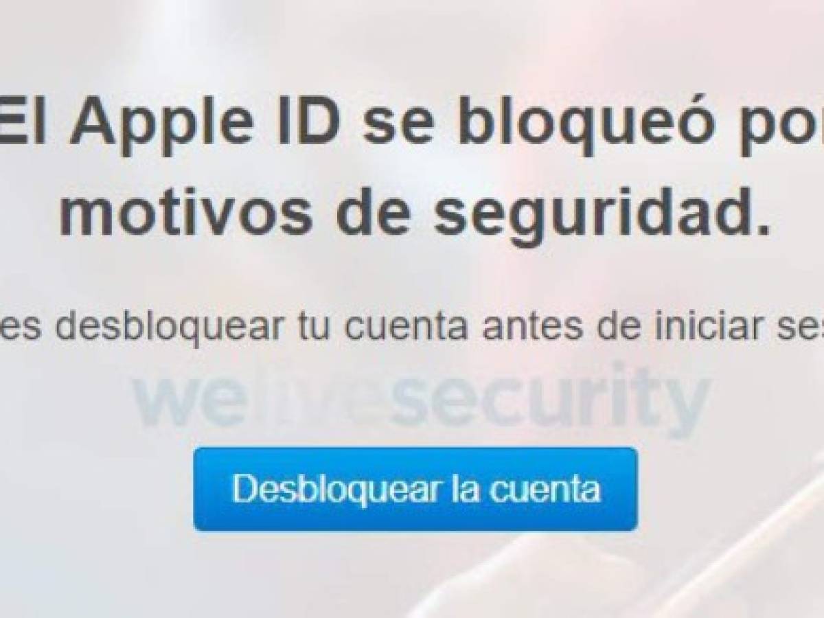Advierten de campaña de phishing roba credenciales de Apple ID y tarjetas de crédito