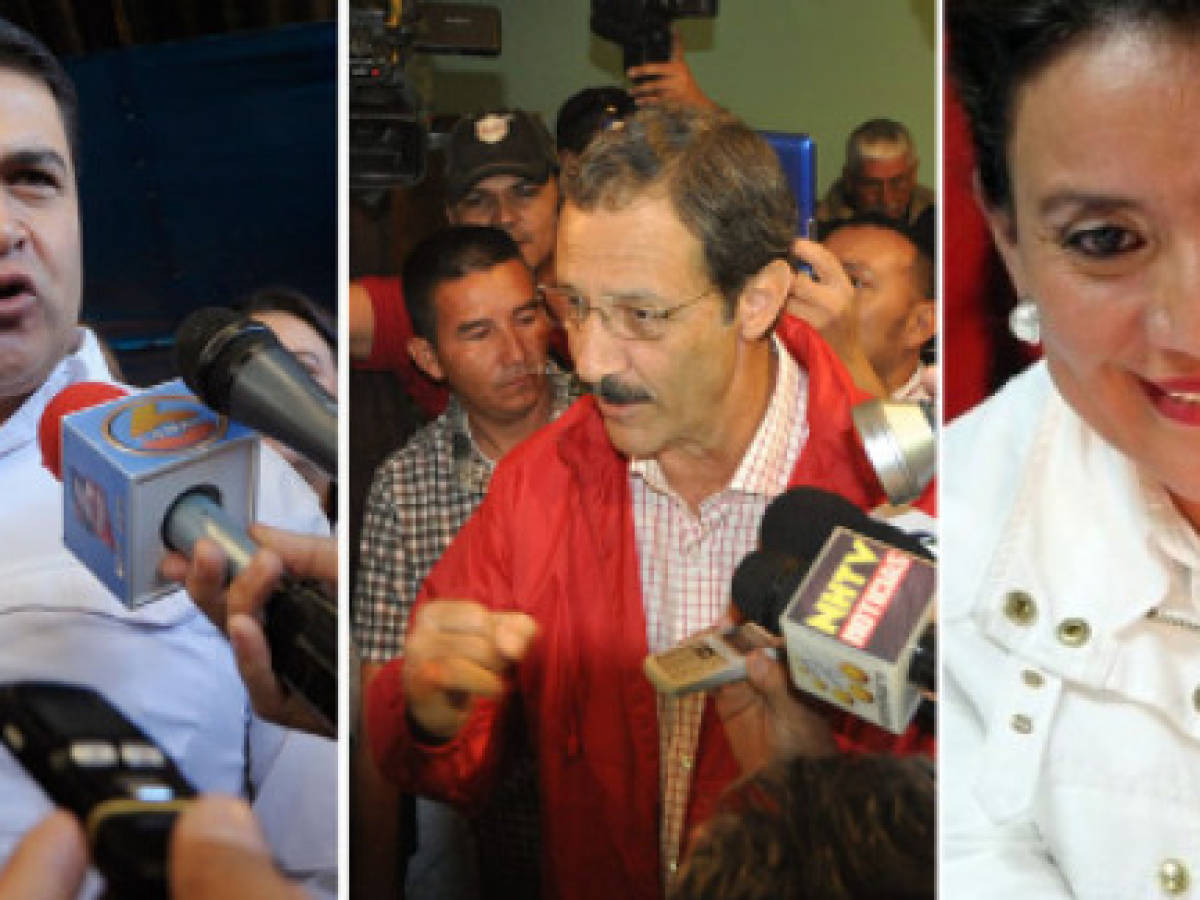 Candidatos presidenciales a la caza de votos en Honduras
