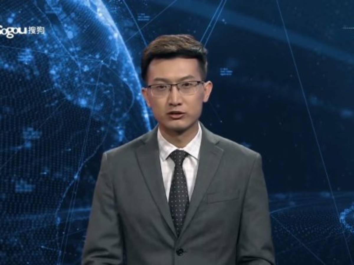China crea su primer presentador de noticias virtual con Inteligencia Artificial