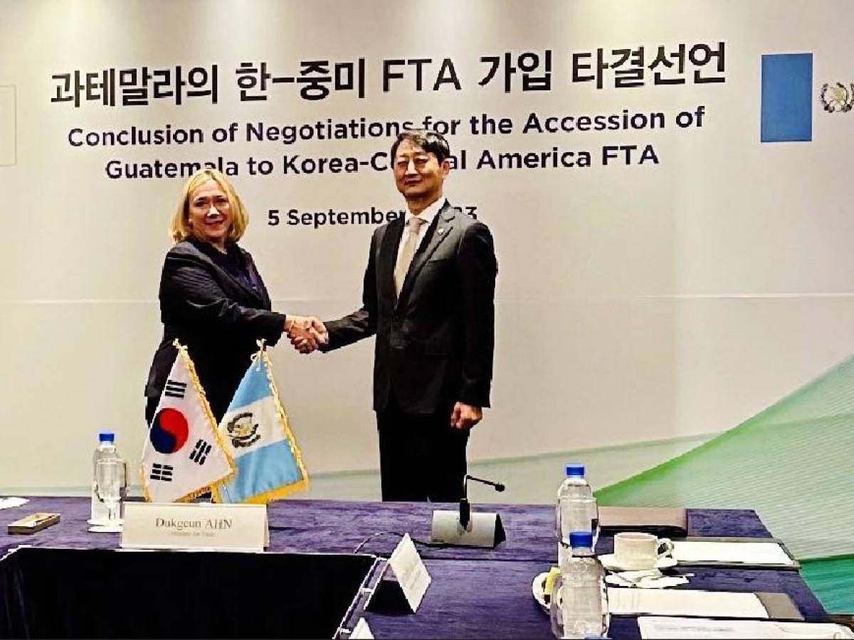 Se logran acuerdos y Guatemala se adherirá al TLC de Corea con Centroamérica