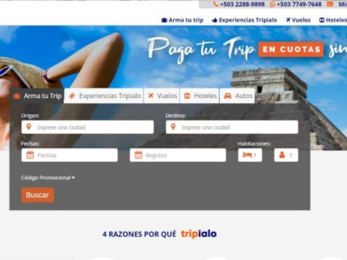 ¿Planeando un viaje? Tripialo es una nueva opción para el mercado salvadoreño