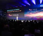 <i>+Móvil anunció durante la 9ª edición de Move On en el Centro de Convenciones Megápolis, un acuerdo con Starlink para lanzar este año la primera solución de conectividad satelital móvil de Panamá, “+Más | Starlink”. Foto de cortesía</i>