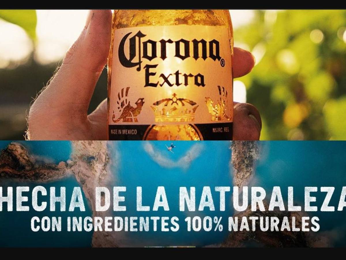 Cerveza Corona enfocada a una producción con ingredientes 100% naturales