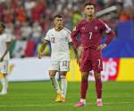<i>Cristiano Ronaldo durante el encuentro entre España y Portugal correspondiente a los octavos de final del Mundial 2026, este lunes en Dallas EFE/EPA/JEFFREY MCWHORTER</i>