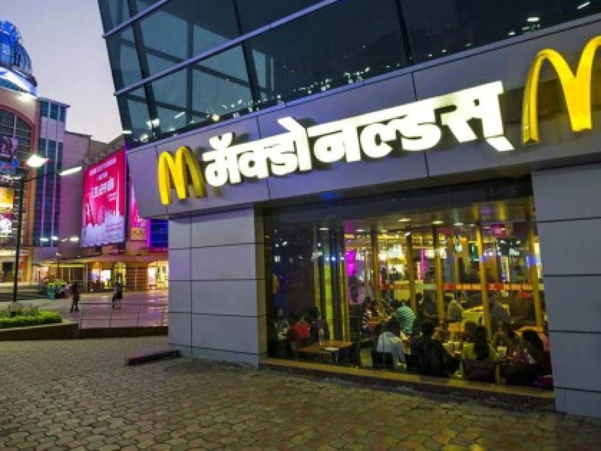 McDonald's cierra 40% de sus restaurantes en India