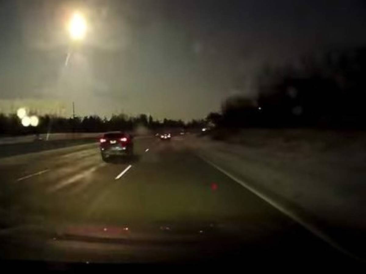 Cae un meteorito cerca de Detroit y causa un temblor de magnitud 2