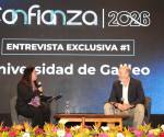 Rodrigo Baeza, Decano de la Facultad de Ingeniería en Sistemas, Informática y Ciencias de la Computación, Galileo, en entrevista exclusiva. Modera Alejandra Ordóñez, editora de E&amp;N.