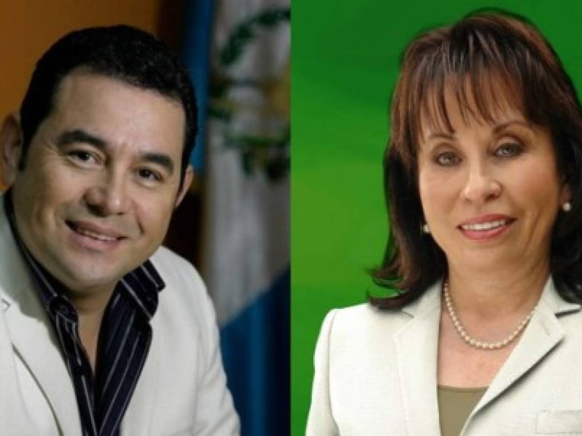 Es oficial: Jimmy Morales competirá con ex primera dama de Guatemala