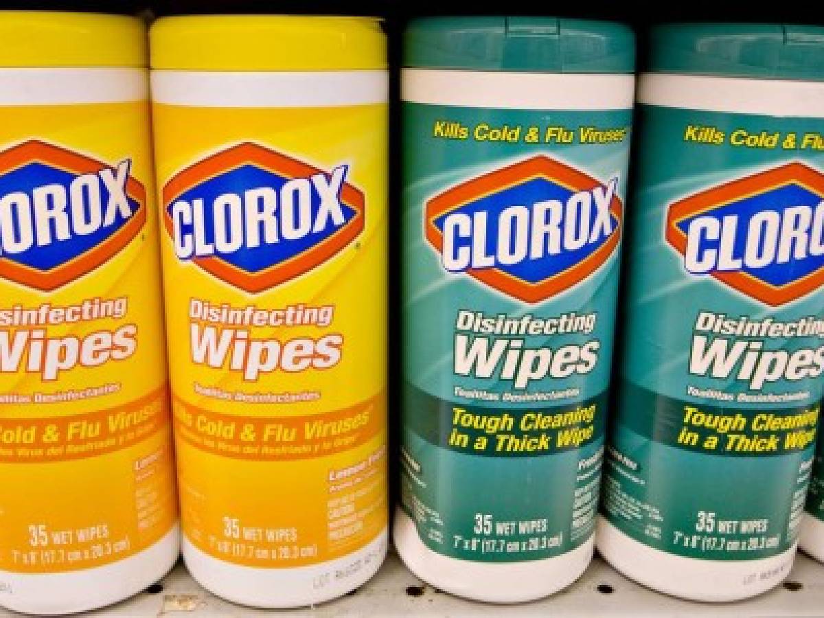 El fabricante de productos de limpieza Clorox no tendrá suficientes toallitas desinfectantes hasta 2021