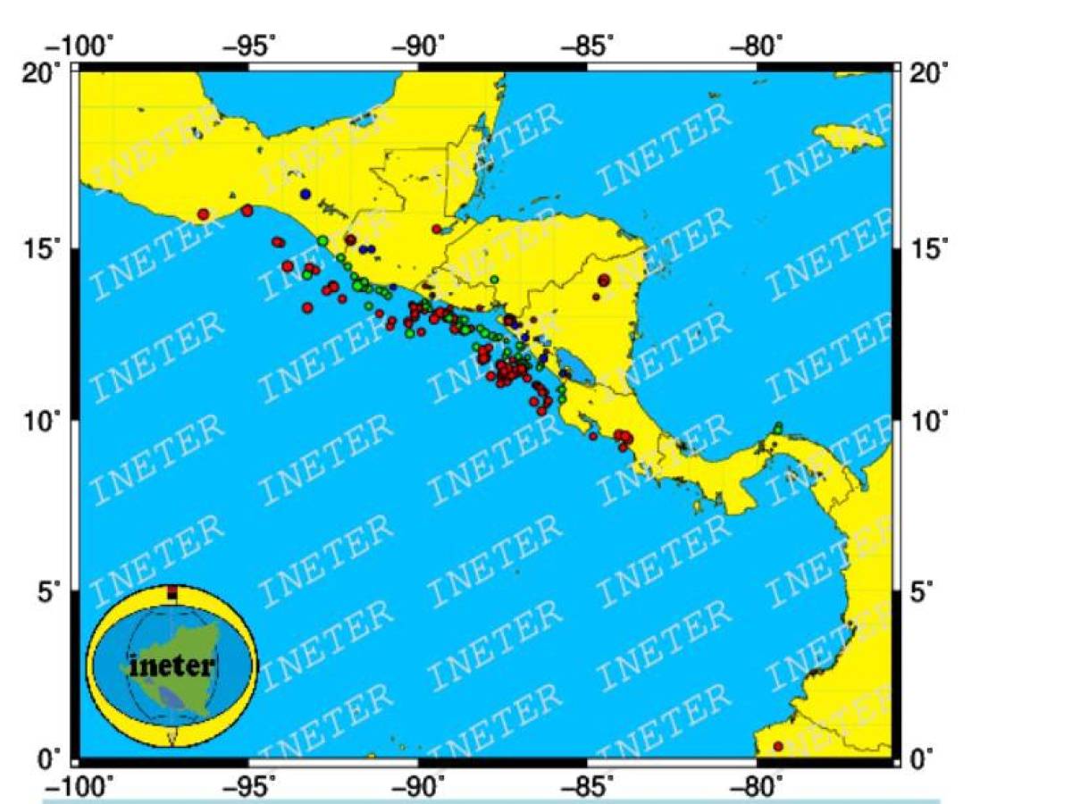 Nicaragua monitorea enjambre sísmico en Golfo de Fonseca