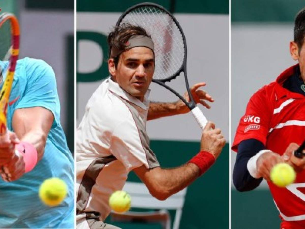 Nadal, Djokovic y Federer en el 'cuadro de la muerte” en Roland Garros