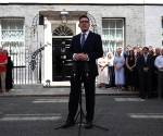 En su comparecencia ante los medios tras asumir el cargo, el ya nuevo primer ministro , prometió un nuevo modelo político y un nuevo modelo económico para el Reino Unido. (Foto: EFE)