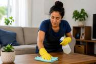 <i>La preparación de alimentos concentró el 47,2 % de la producción total de estos servicios, seguida por la limpieza, mantenimiento de bienes y administración del hogar con 25,7 %. Foto de cortesía</i>