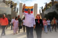 <i>Maduro y Flores, que han hecho múltiples llamados a la unión, agradecieron también el apoyo, la solidaridad y la oración de sus seguidores. Foto de cortesía</i>