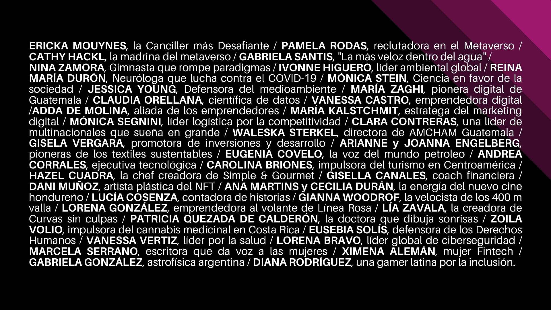 Más de 50 voces son parte de Mujeres Desafiantes 2022