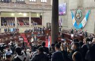 <i>La nueva reglamentación recién aprobada en la noche del martes, denominada Ley contra Lavado de Dinero u Otros Activos y del Financiamiento del Terrorismo, fue avalada por 150 de los 160 diputados que componen el Parlamento. FOTO CONGRESO DE GUATEMALA</i>