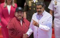 <i>Nicaragua, gobernada por el sandinista Daniel Ortega desde 2007, enfrenta tres escenarios tras la caída del presidente venezolano, Nicolás Maduro. Foto de EFE</i>