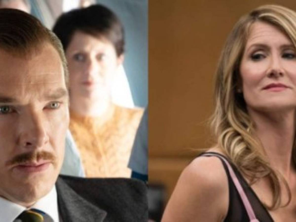 Benedict Cumberbatch y Laura Dern juntos en 'Morning'