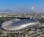 <i>Fotografía aérea que muestra el Estadio BBVA, sede de la Copa Mundial de Fútbol 2026, este viernes, en la ciudad de Monterrey (México). Los organizadores de la Copa Mundial en Monterrey harán una fiesta en el partido número 1.000 de la historia de la competición, que se celebrará dentro de cuatro meses, aseguró hoy Alejandro Hütt, Host City Manager de la sede del norte mexicano. EFE/ Miguel Sierra</i>